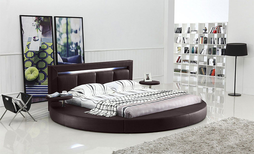 Top 5 Stylish Round Beds With Square, Round Queen Size Bed